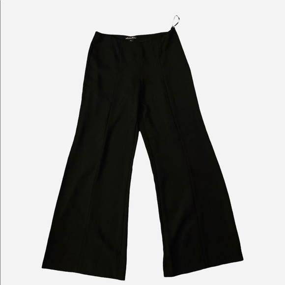 LILLIC RUBIN Vintage Silk Pant In Black size 8 - Picture 2 of 6